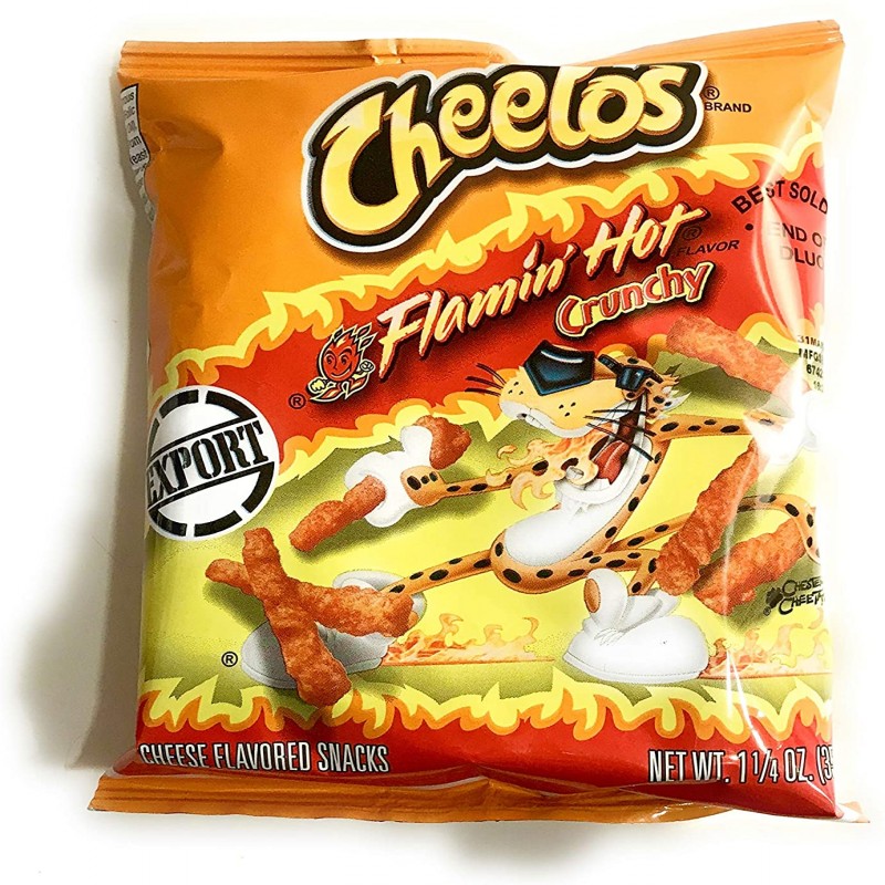 CHEETOS CHIPS FLAMIN HOT CRUNCHY 35.4GM
