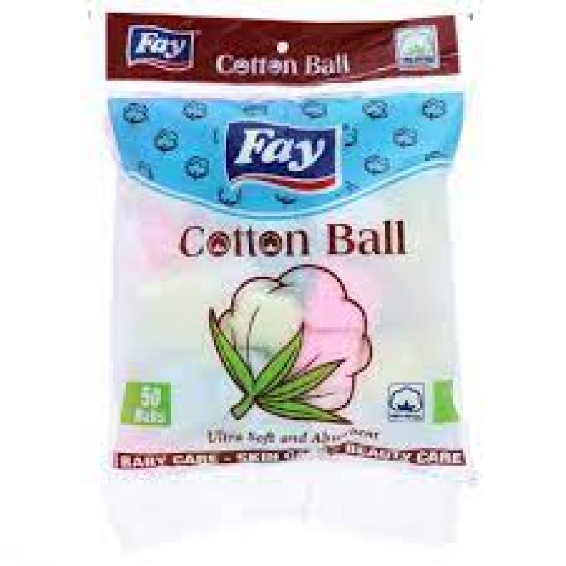 FAY COTTON BALLS 50 PICES