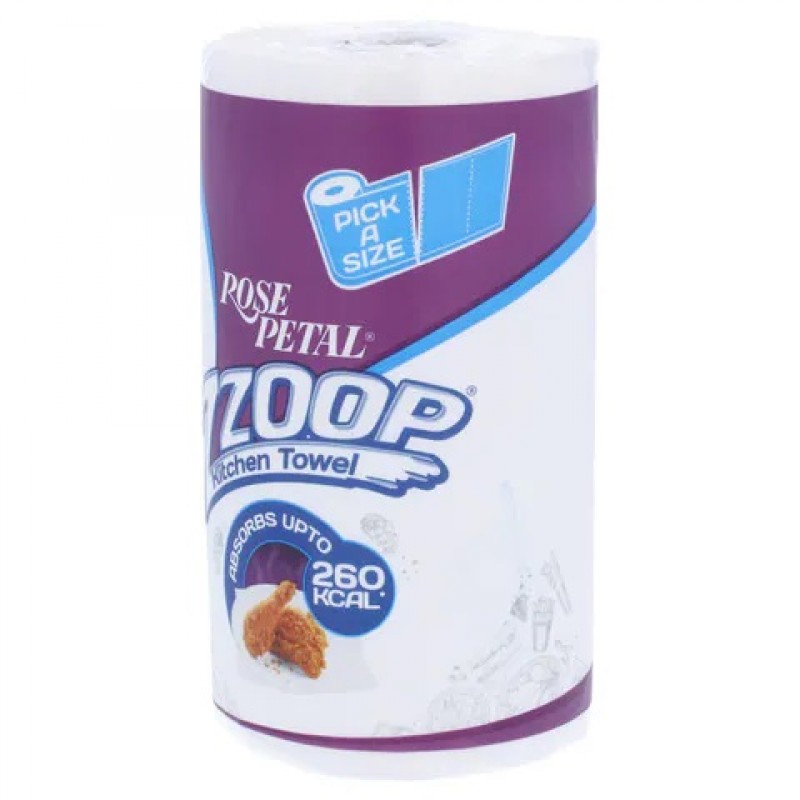 ROSE PETAL KITCHEN TOWEL ROLL SINGLE