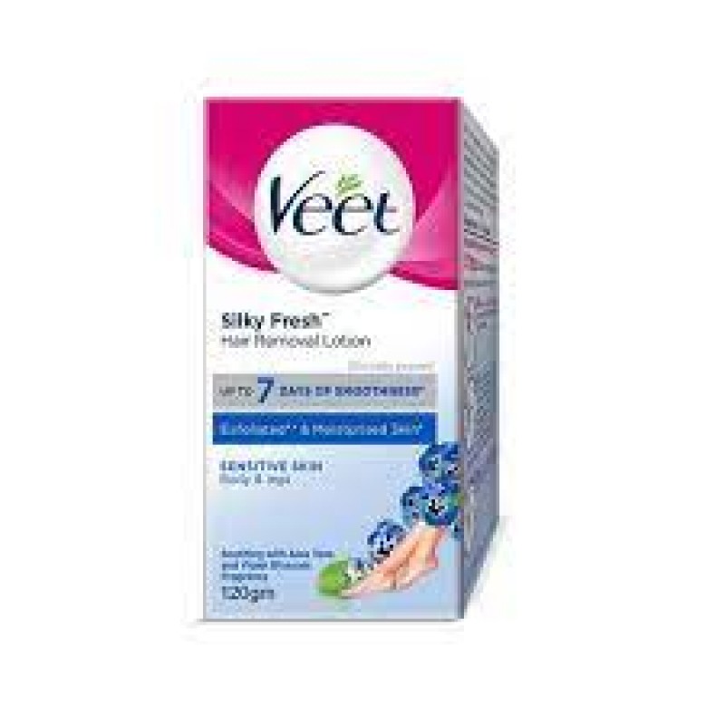 VEET SILKY FRESH HAIR REMOVAL LOTION 120GM