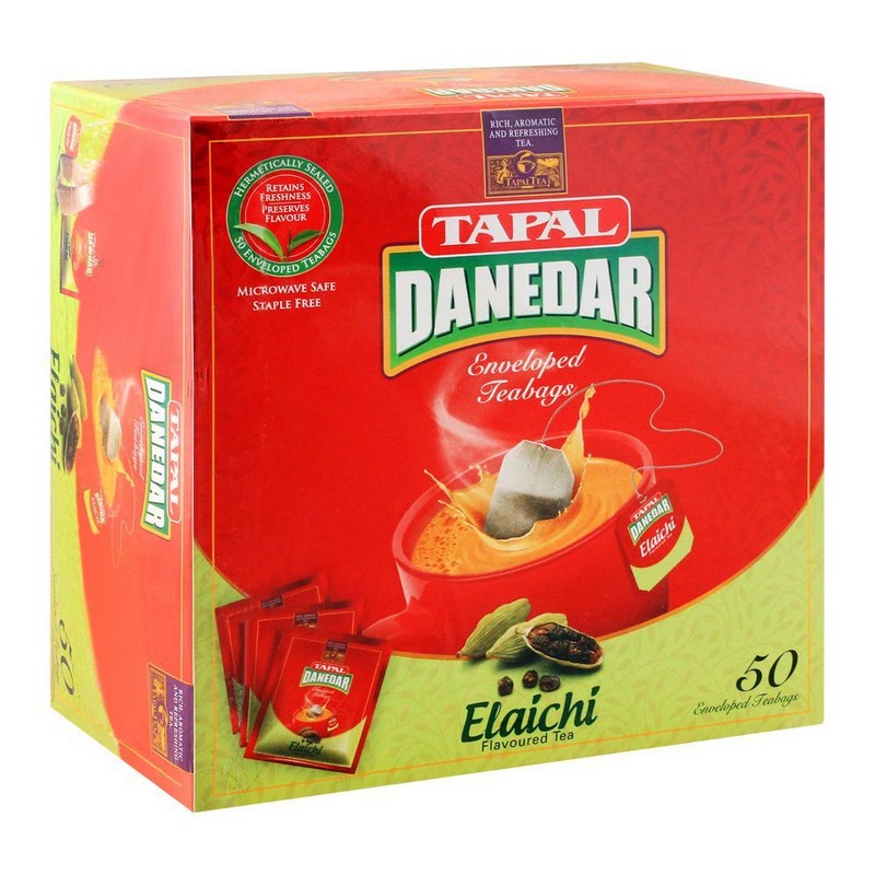 TAPAL TEA BAGS ENVELOPED ELACHI 50`S