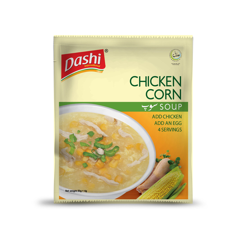 DASHI SOUP CHICKEN CORN 50GM
