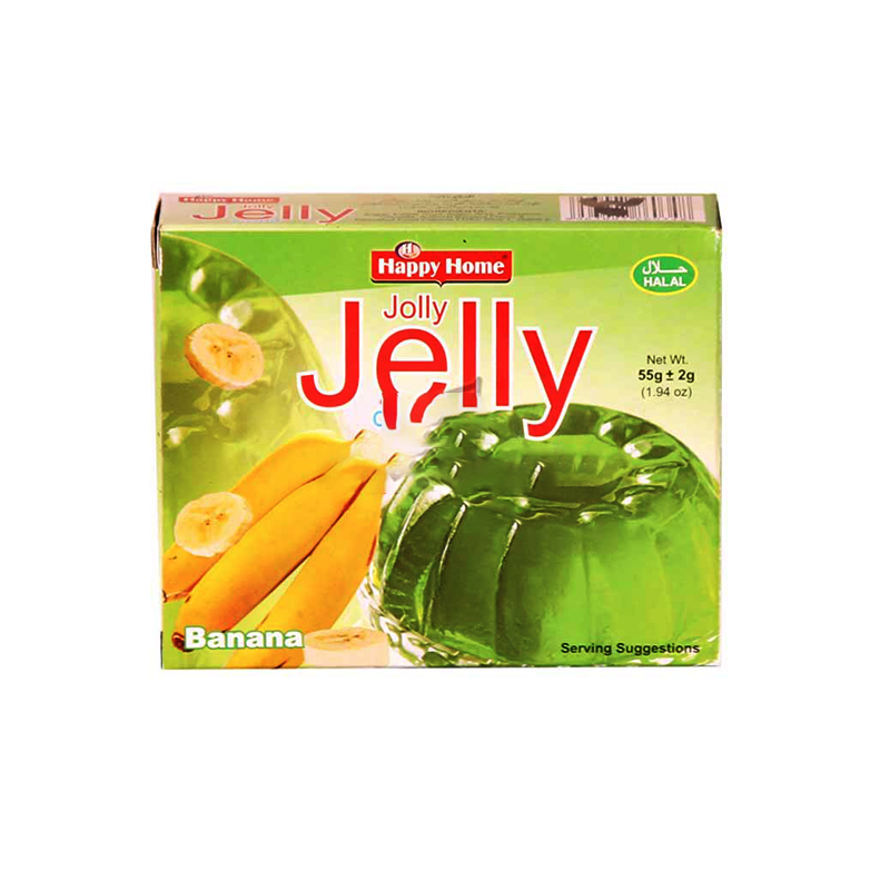 HAPPY HOME JELLY CRYSTALS BANANA 55G