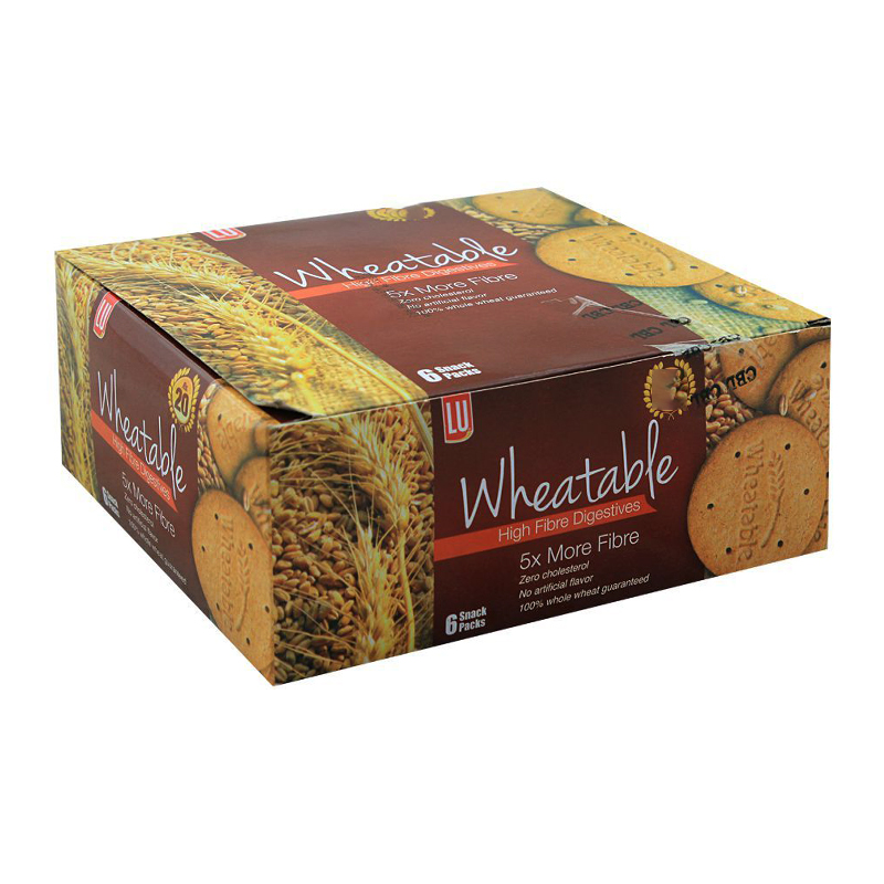 LU WHEATABLE BISCUIT HIGH FIBER SNACK PACK 6`S