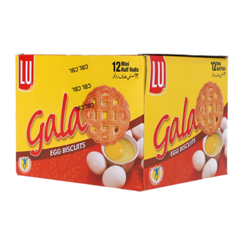 LU GALA EGG BISCUITS MINI HALF ROLLS 12`S