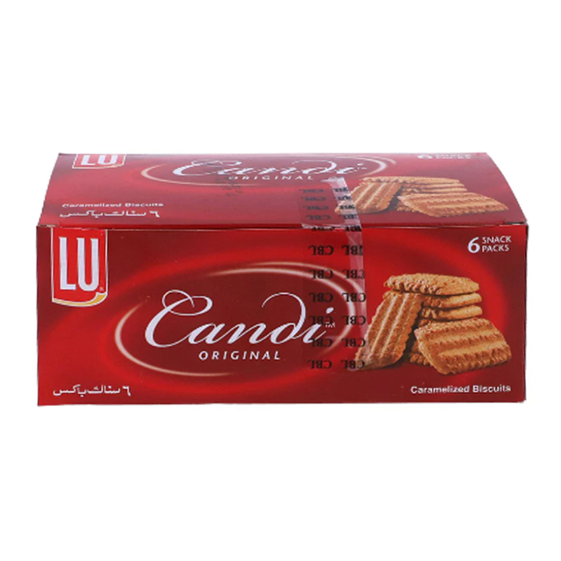 LU CANDI ORIGINAL BISCUITS SNACK PACK 6`S