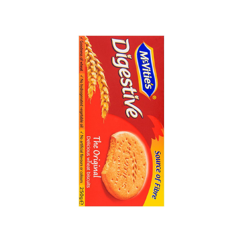 MCVITIES DIGESTIVE THE ORIGINAL BISCUIT 250GM