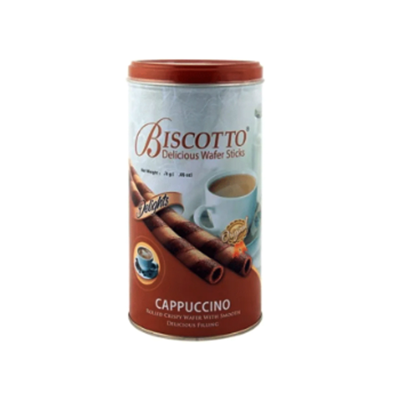 DELIGHT BISCOTTO WAFER STICKS CAPPUCCINO 370GM