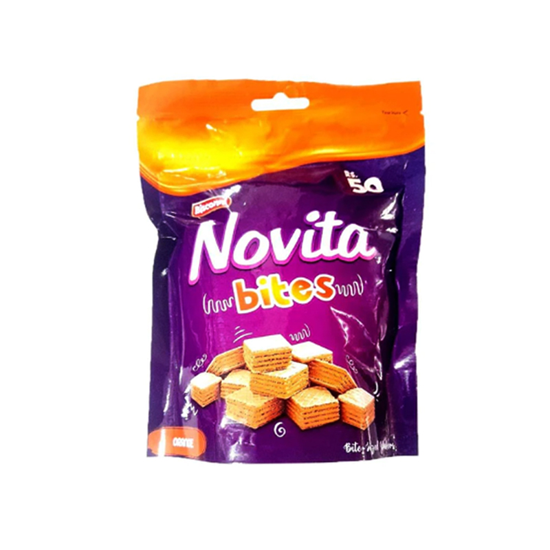 BISCONNI NOVITA ORANGE WAFERS BITES POUCH
