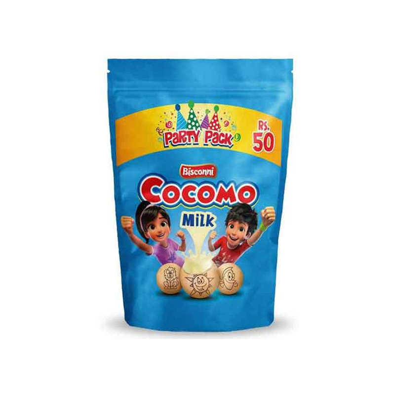 BISCONNI COCOMO MILK BISCUITS POUCH 90GM RS.50