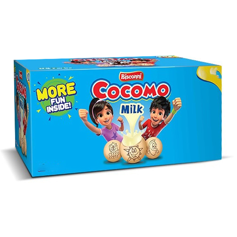 BISCONNI COCOMO MILK BISCUITS 12`S