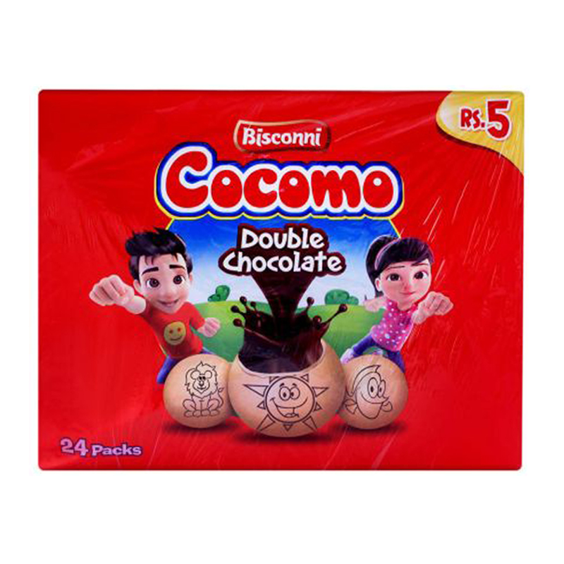 BISCONNI COCOMO DOUBLE CHOCOLATE 24`S