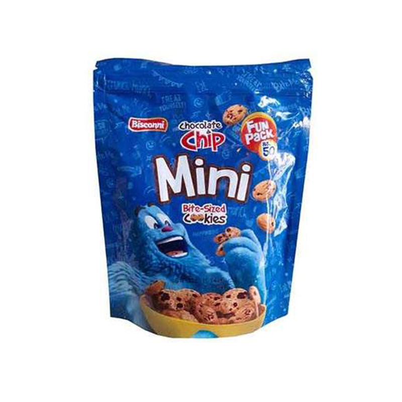 BISCONNI CHOCLATE CHIP MINI BISCUITS POUCH 80GM RS.50