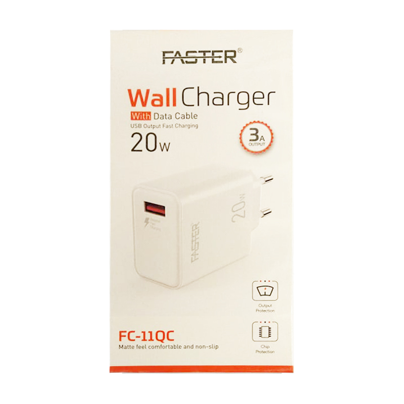 FASTER FC11-QC 20WATT MICRO CHARGER