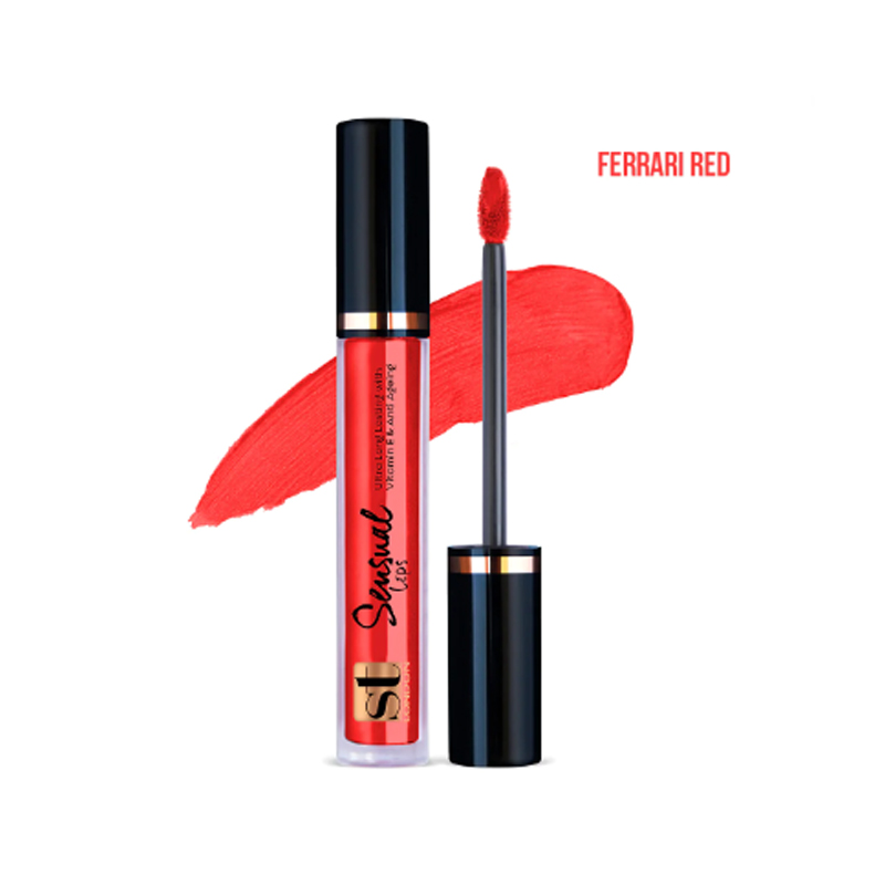 ST LONDON SENSUAL LIPS FARRARI RED