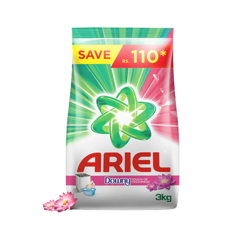 ARIEL DETERGENT POWDER  TOUCH OF DOWNY 3KG