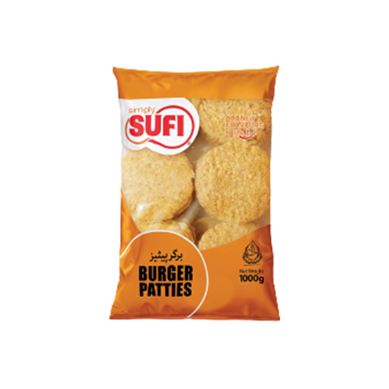 Buy sufi burger patties 1kg poly bag at best price in Pakistan Hydri