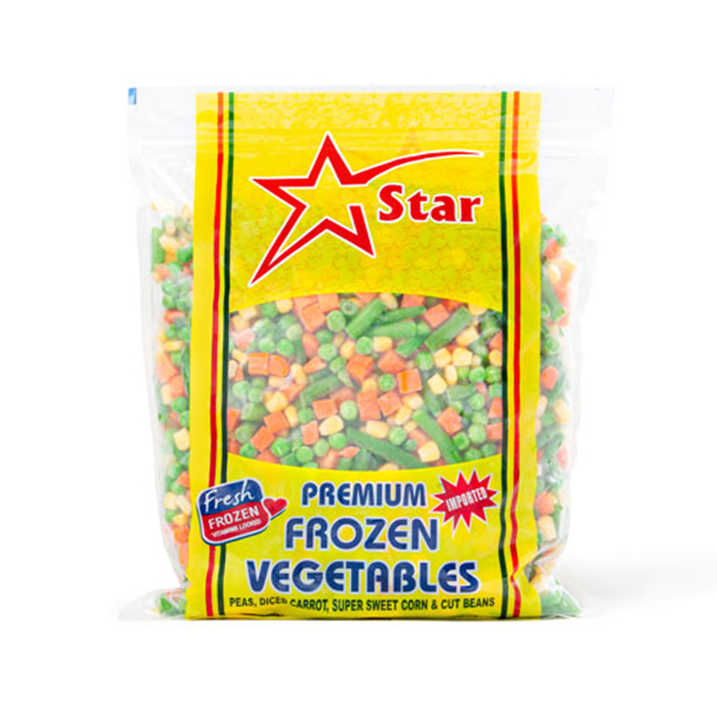 Star 3-Mixed Vegetables (Peas, Cut Bean & Diced Carrot) 1kg