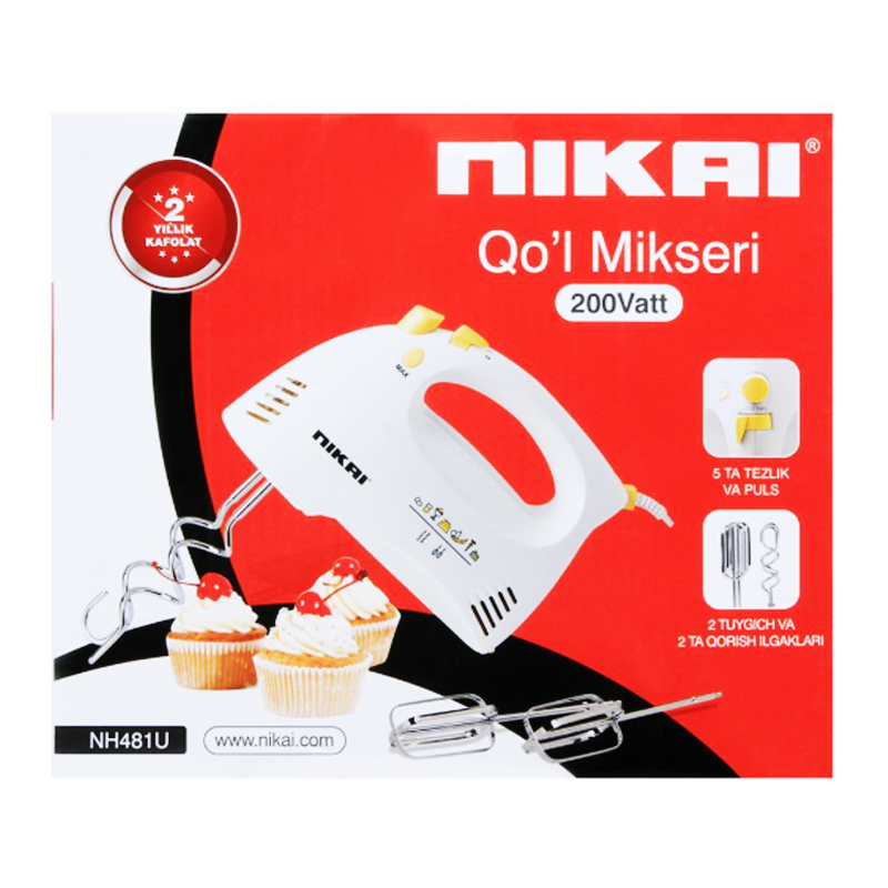 NIKAI HAND MIXER NH 481U