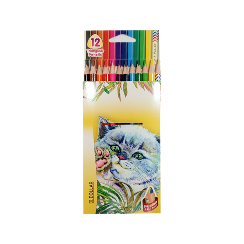 DOLLAR COLOUR PENCIL 12`S LARGE