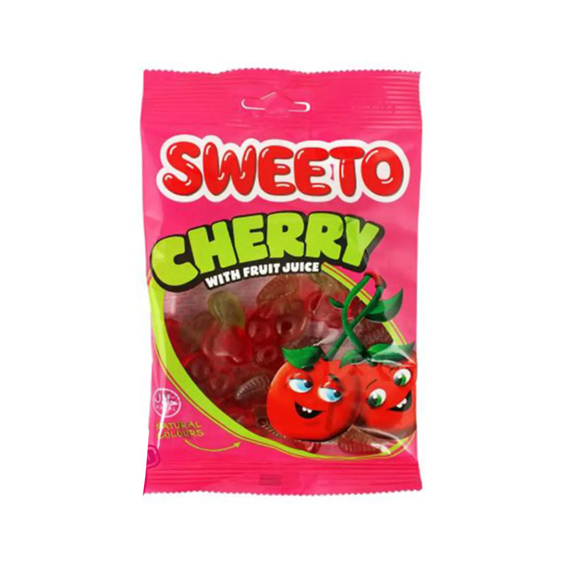 SWEETO CHERRY WITH FRUIT JUICE JELLY 80GM