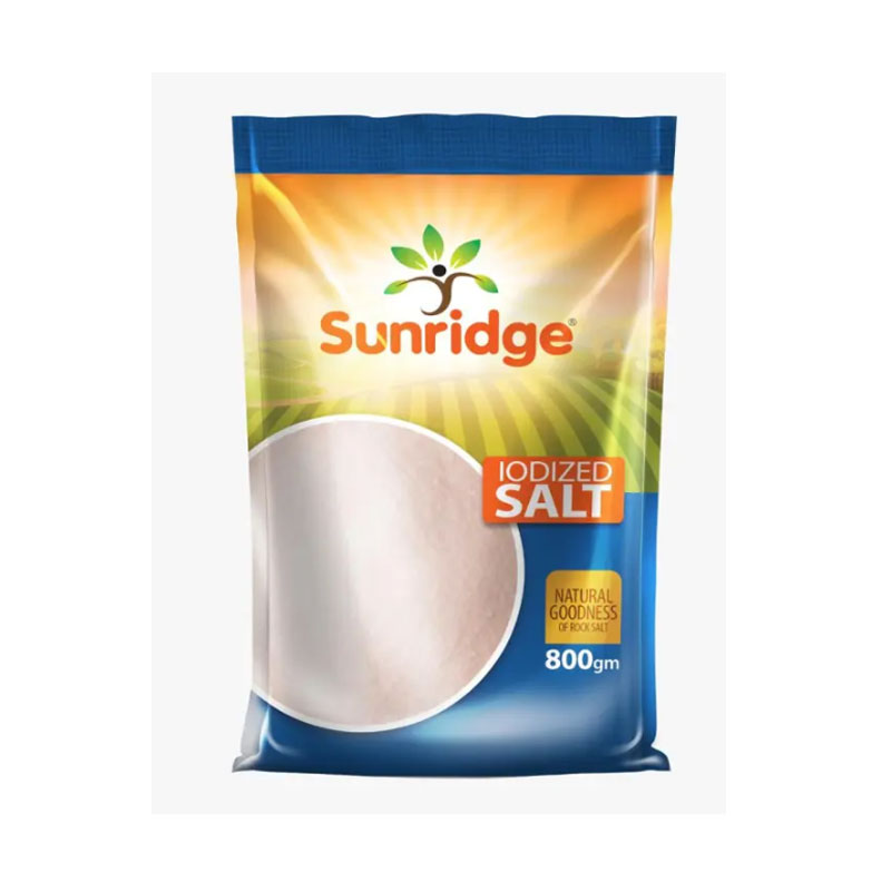 SUNRIDGE IODIZED REFINED SALT 800GM