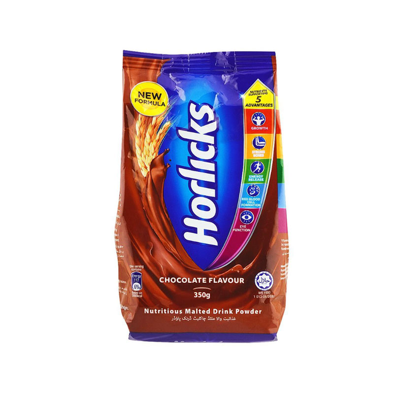 Buy horlicks chocolate pouch 350gm at best price in Pakistan Hydri
