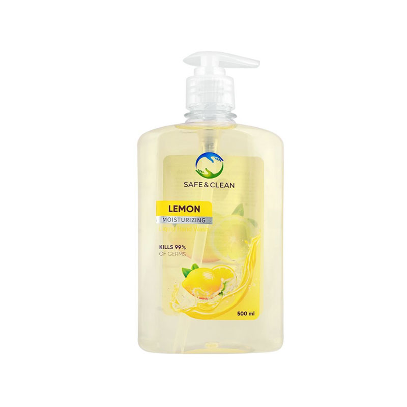 SAFE & CLEAN HAND WASH LEMON 500ML