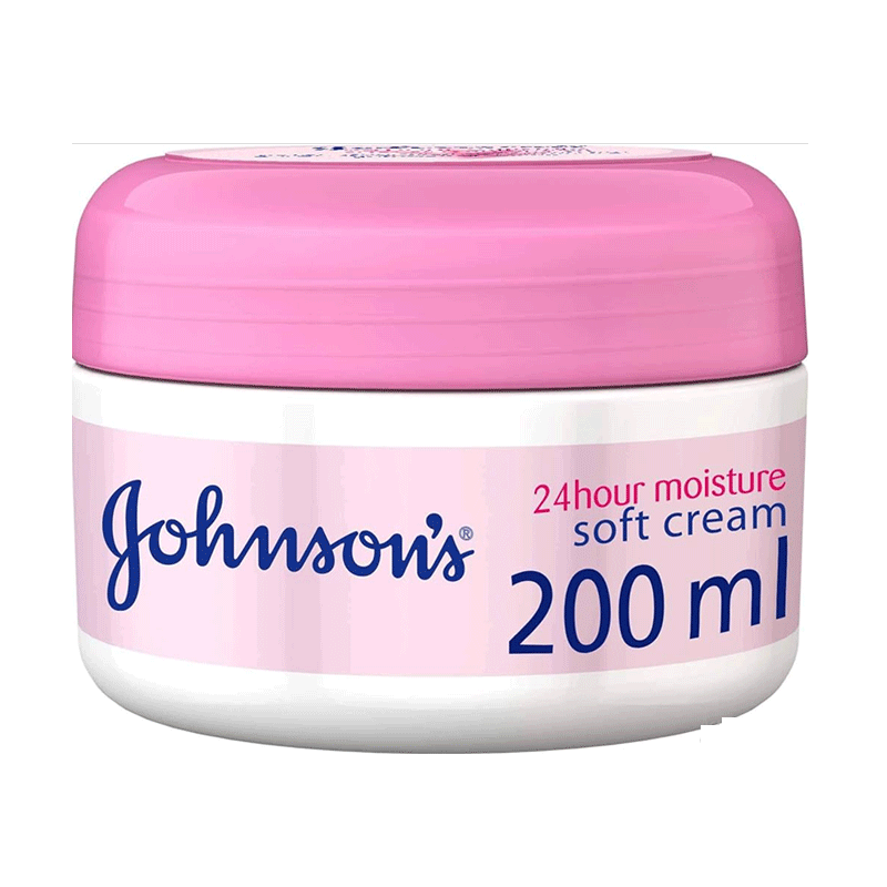 JOHNSONS SOFT CREAM MOISTURE JAR 200ML