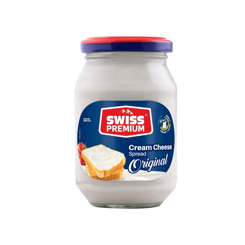 SWISS PREMIUM CREAM CHEESE SPREAD ORIGINAL 250GM