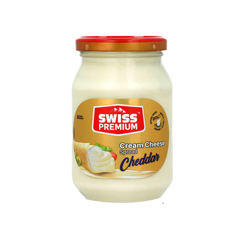 SWISS PREMIUM CREAM CHEESE SPREAD CHEDDAR 250GM