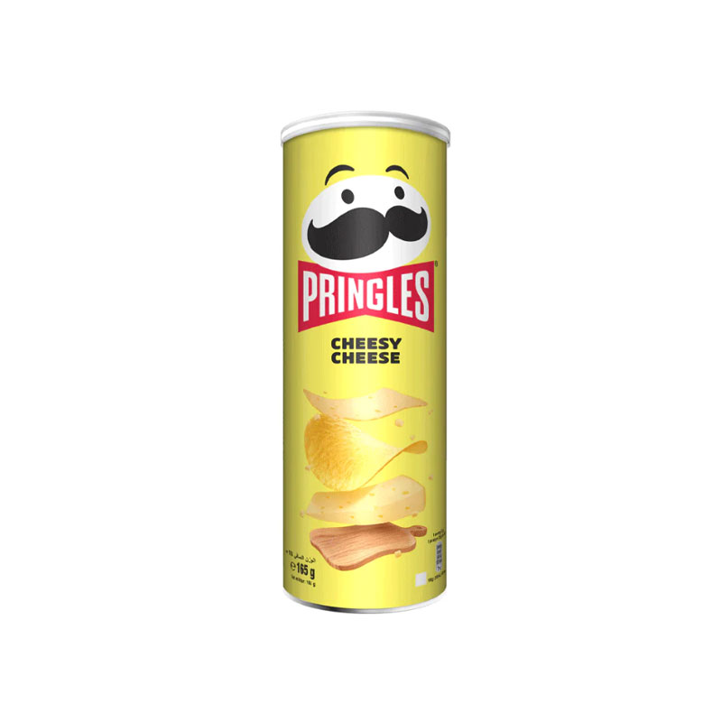 PRINGLES CHIPS CHEESY CHEESE 165GM