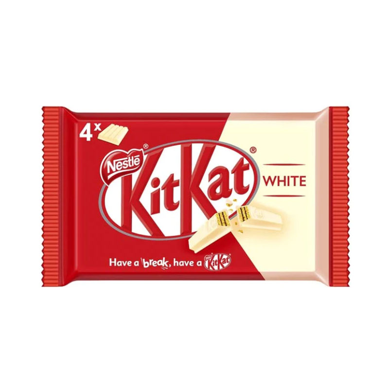 NESTLE KITKAT CHOCOLATE WHITE 4'F  45GM