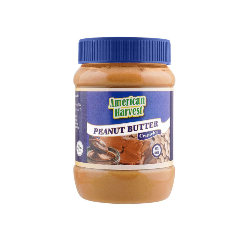 AMERICAN HARVEST PEANUT BUTTER CRUNCHY 510GM