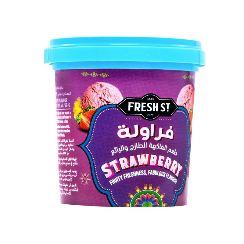 Buy fresh st strawberry ice cream cup 125ml at best price in Pakistan