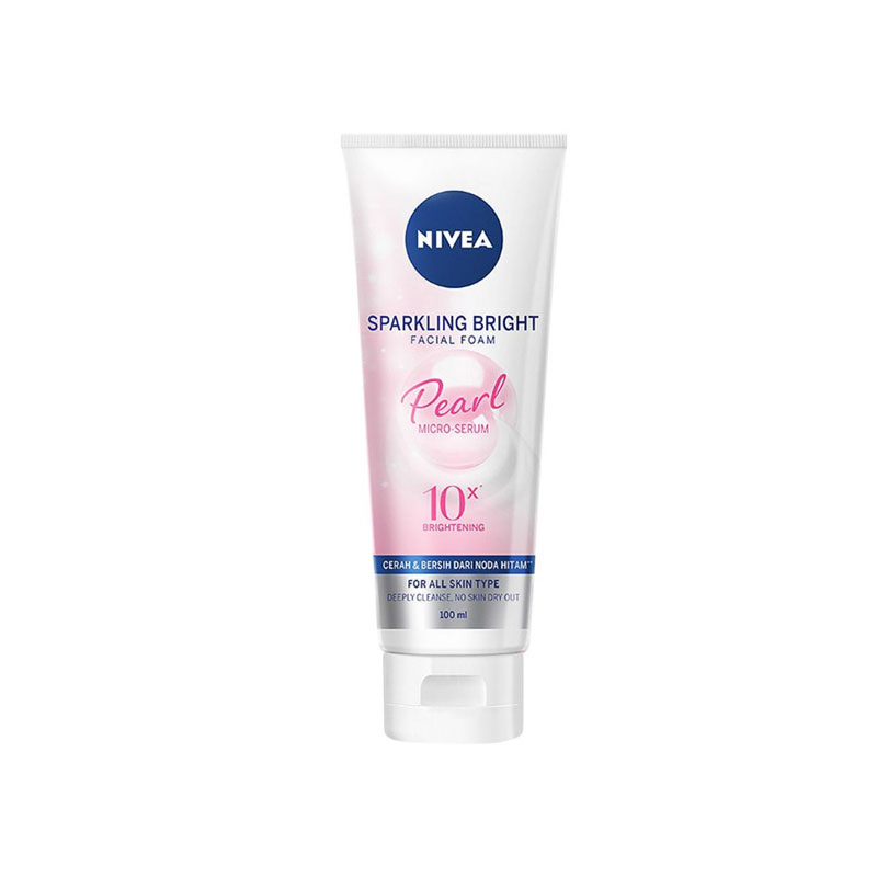 NIVEA SPARKLING WHITENING FACIAL FOAM 100ML