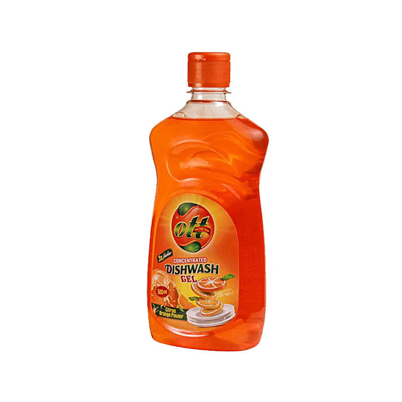 OTT DISHWASH GEL ORANGE 500ML