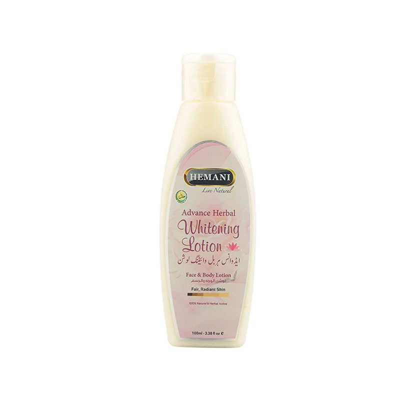 HEMANI FACE&BODY ADV HERBAL WHITING LOTION 100ML MIX
