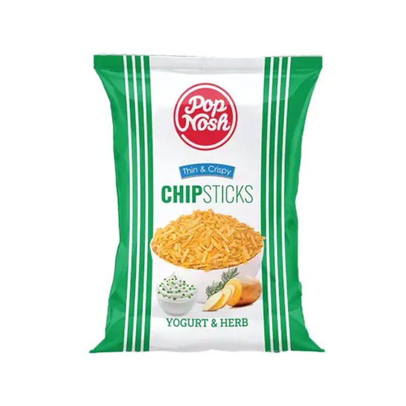 POP NOSH CHIPSTICKS YOGURT & HERB 35GM