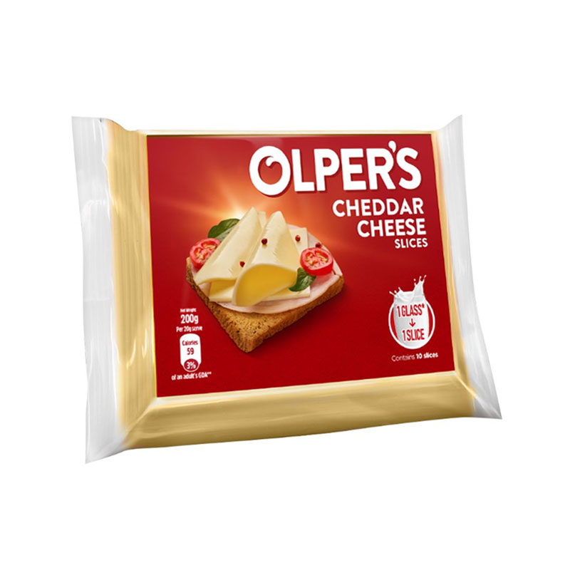 OLPERS CHEDDAR CHEESE SLICE 200GM
