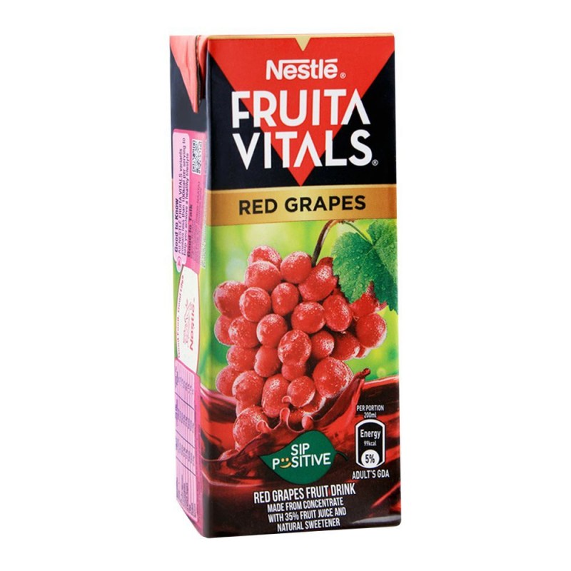 NESTLE JUICE FRUITA VITALS RED GRAPES 200ML