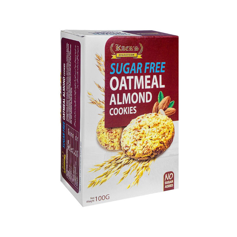 KAERS SUGAR FREE COOKIES ALMOND 100GM