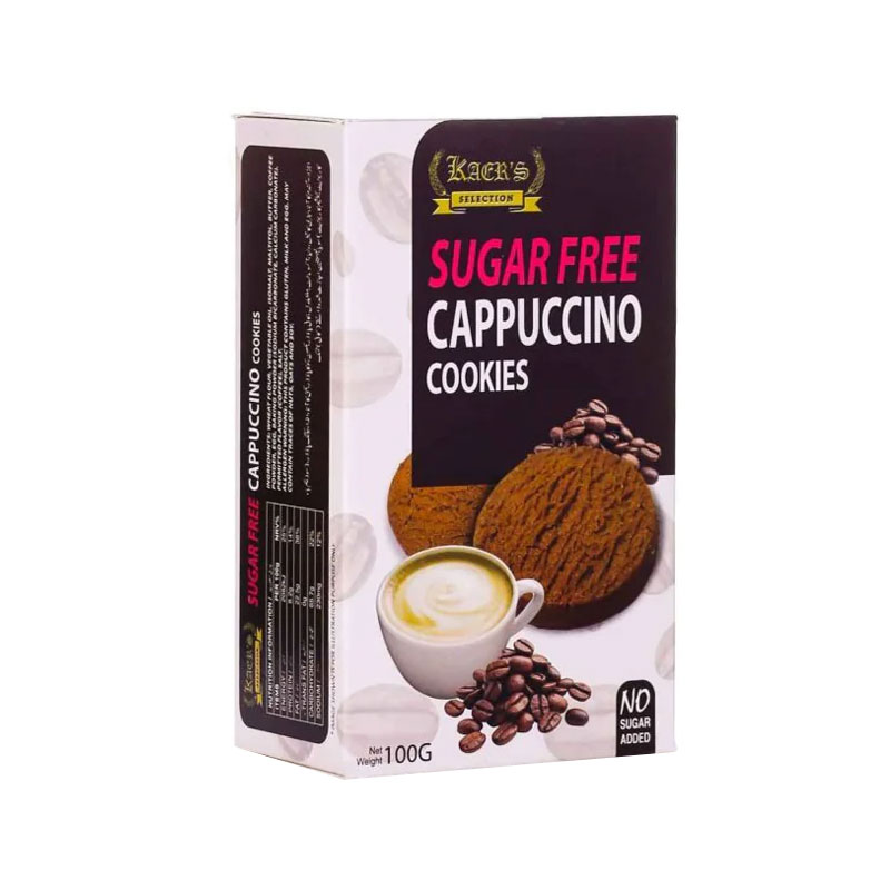 KAERS SUGAR FREE COOKIES CAPPUCCINO 100GM
