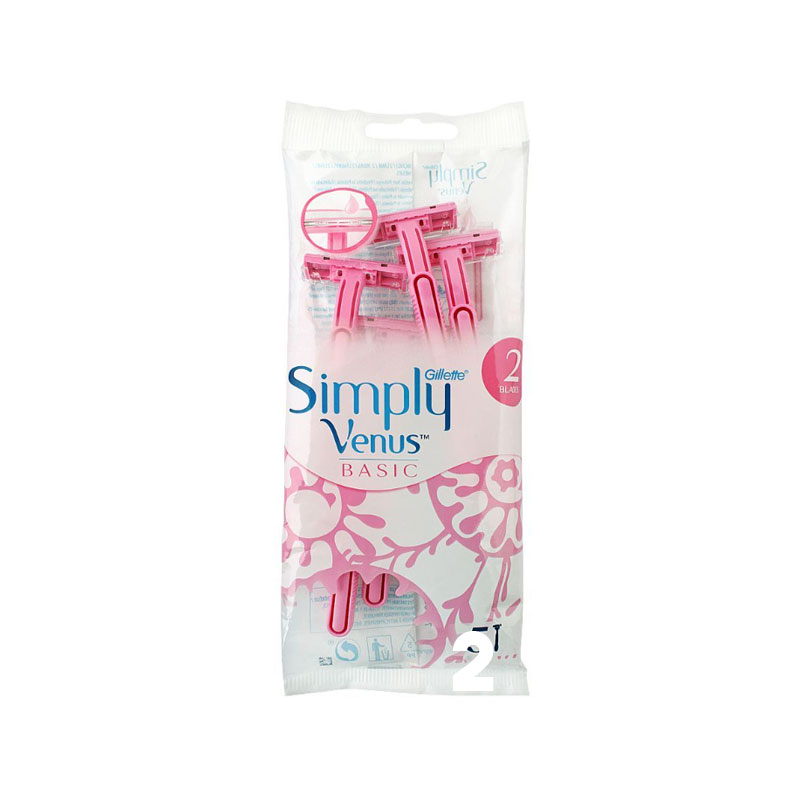 GILLETTE RAZOR SIMPLY VENUS 5`S POUCH