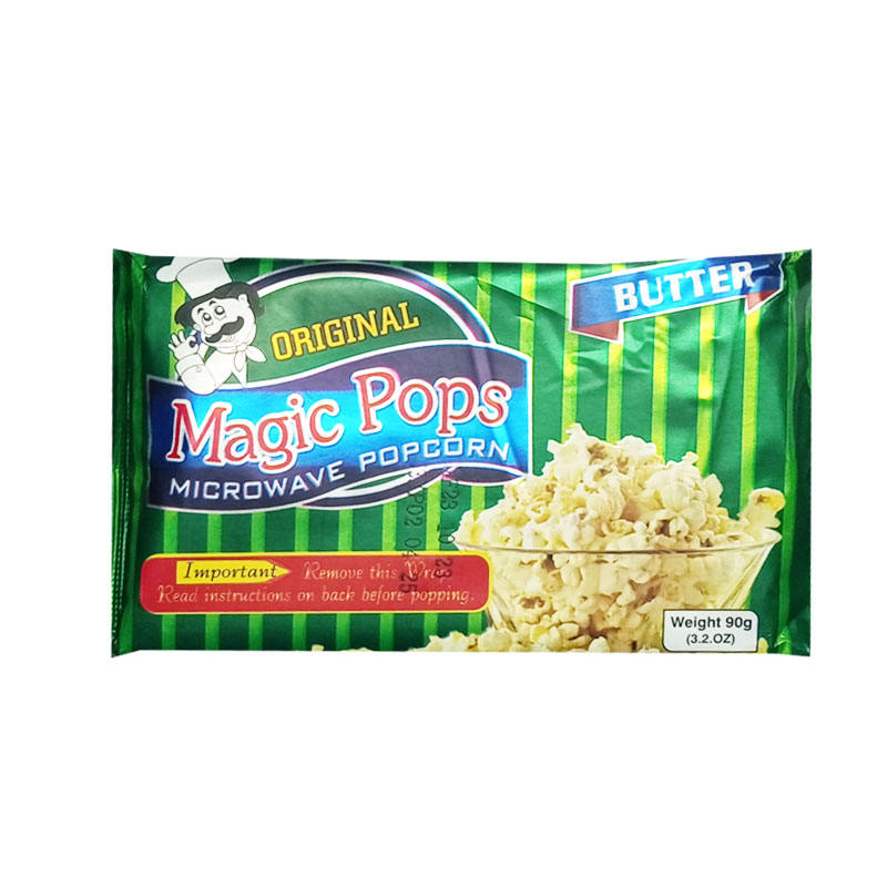 MAGIC POPS BUTTER MICROWAVE POPCORN 90GM