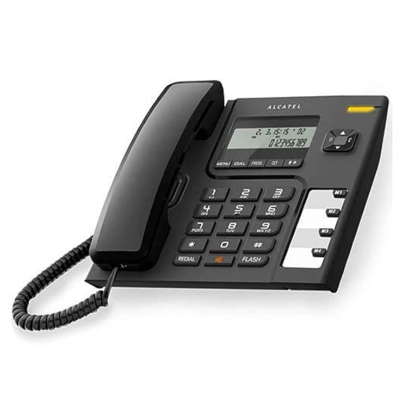 ALCATEL T56- EX BLACK PHONE WITH CALLER ID AND HANDSFREE FUNCTION