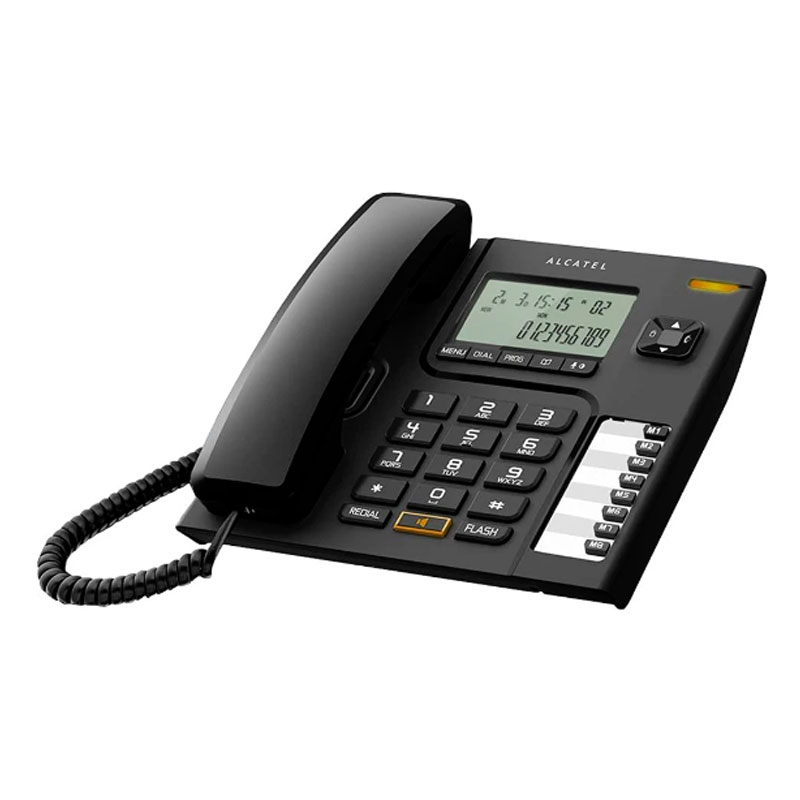ALCATEL T76-EX-BLACK CORDED CLI TELEPHONE