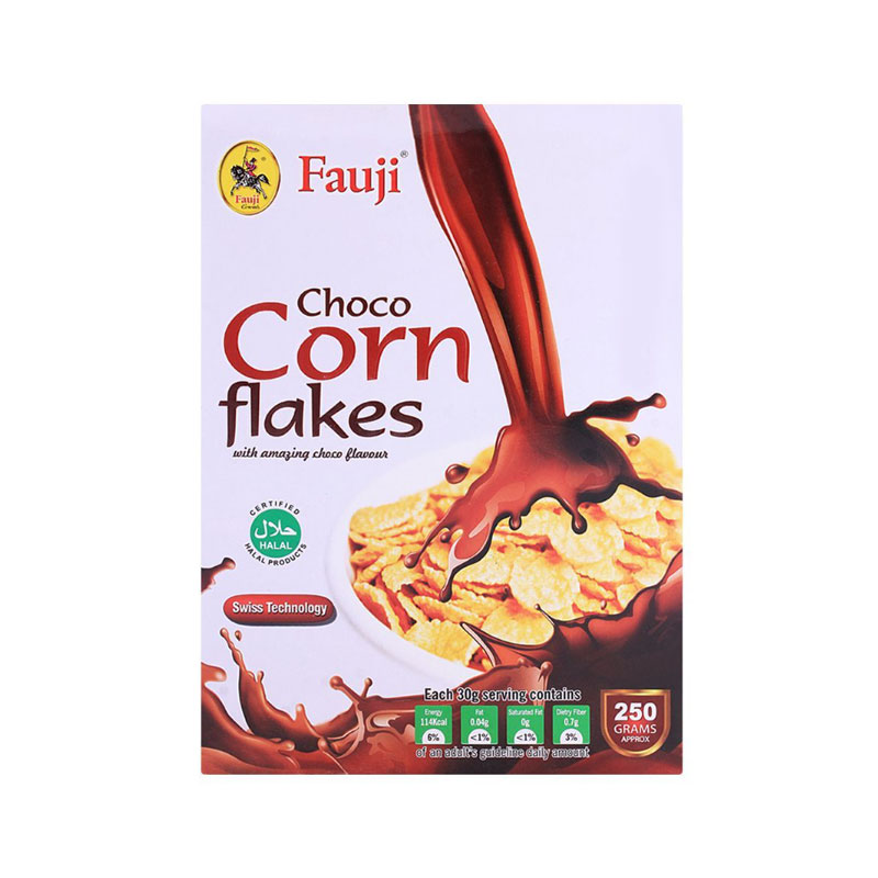 FAUJI CHOCO CORN FLAKES 250G