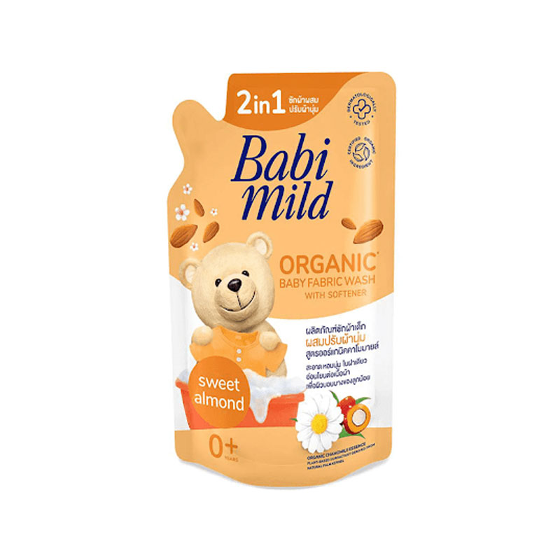 BABI MILD FABRIC WASH ORGANIC SWEET ALMOND 570ML