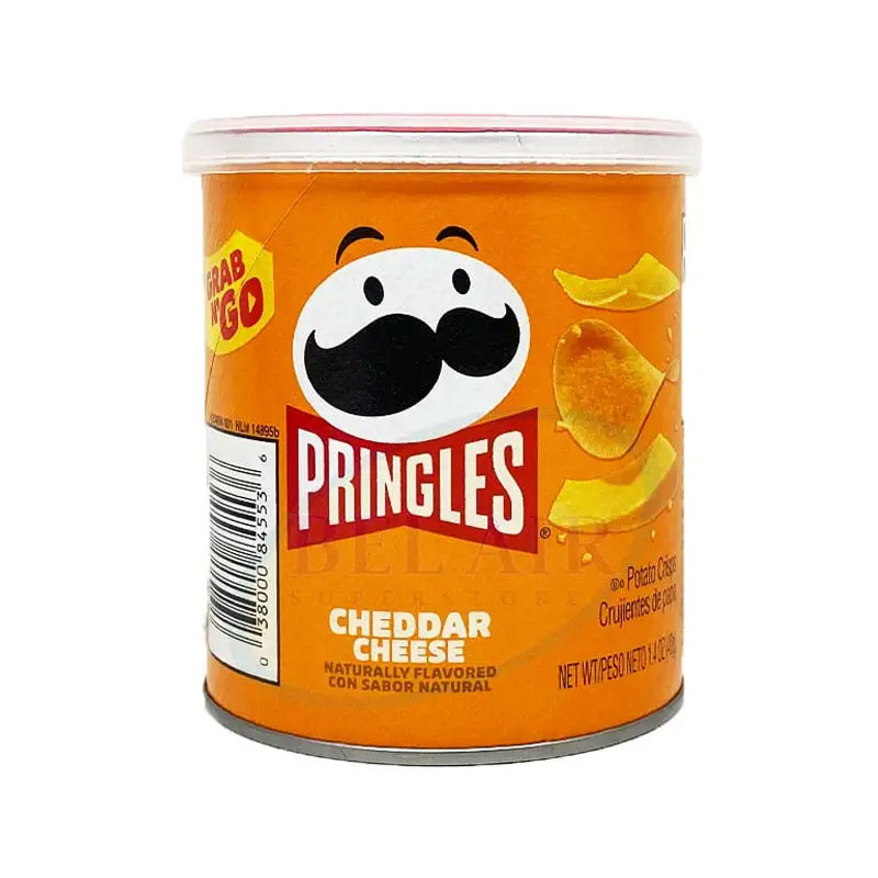 PRINGLES POTATO CHIPS CHEDDAR CHEESE US 40GM